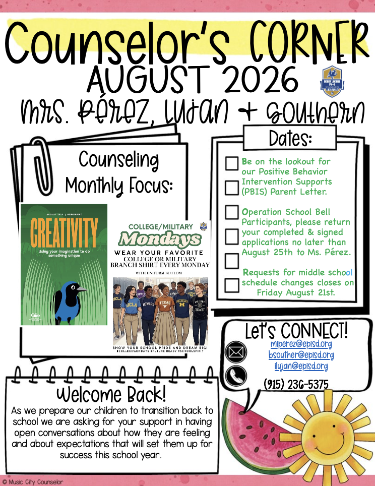 counselor Newsletter