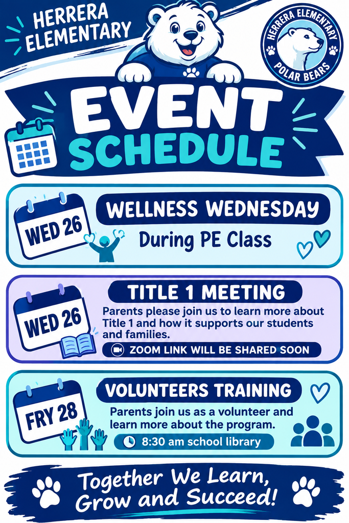Events flyer 