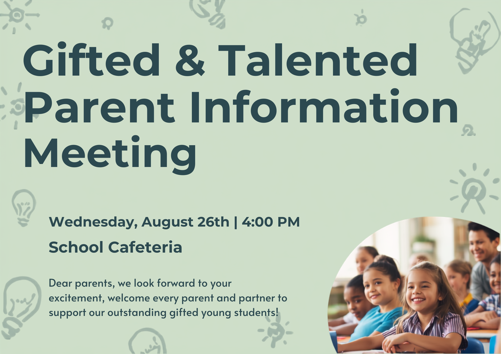 gifted and talented parent meeting