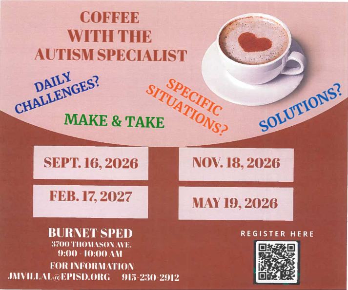 coffee with autism specialist at burnet
