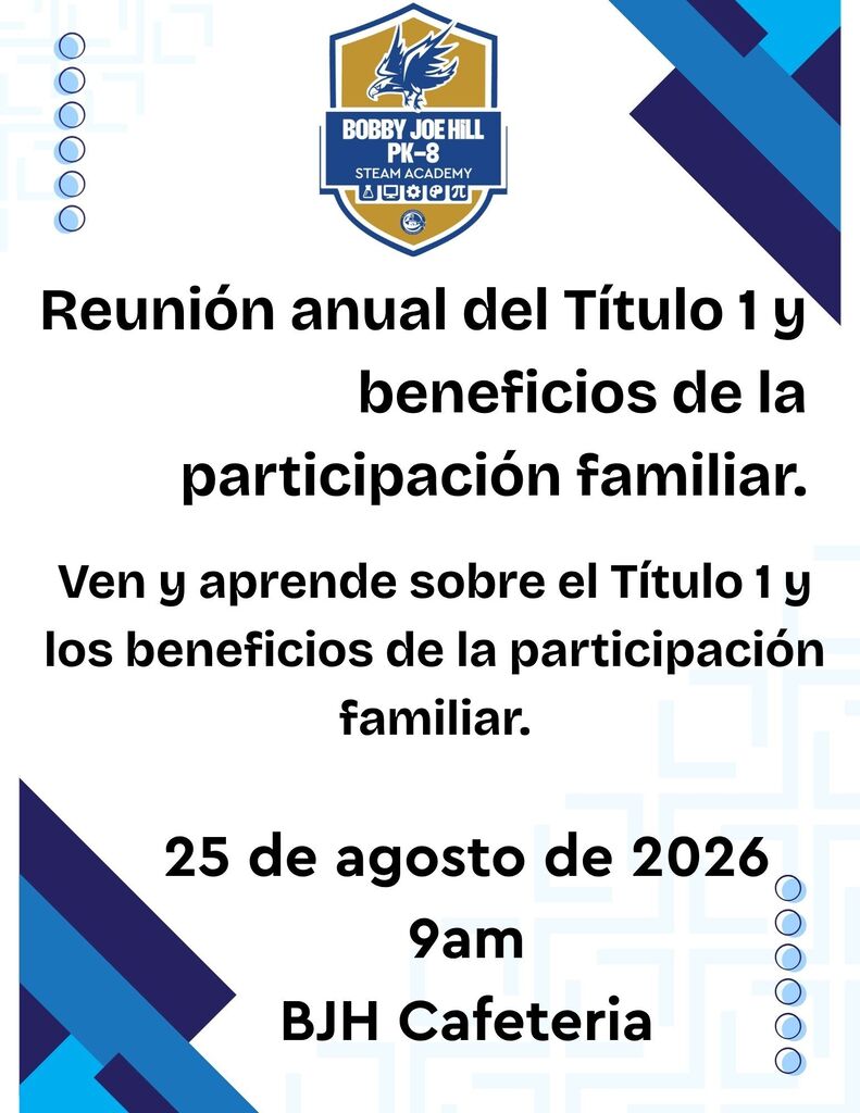 Reunion anual del titulo 1 y beneficios de la participacion familiar 25 agosto 9am9am