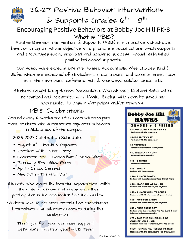 PBIS Middle School