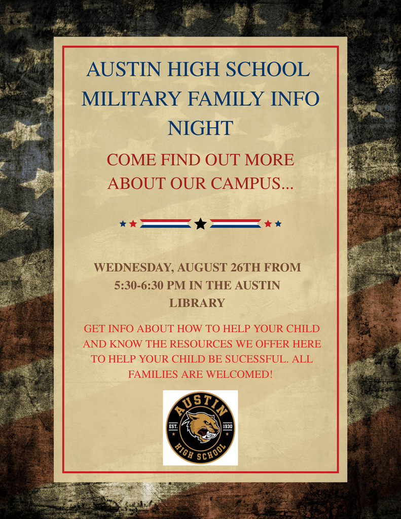 Military Family Information flyer