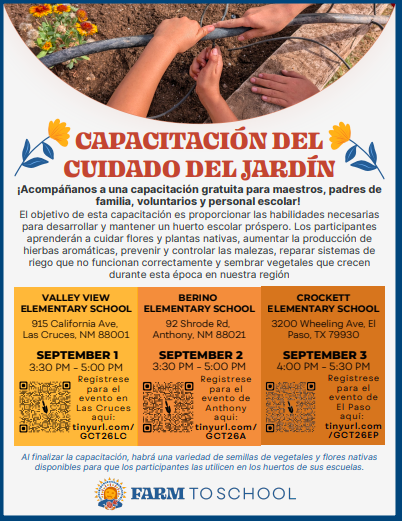 Gardening Flyer Spanish