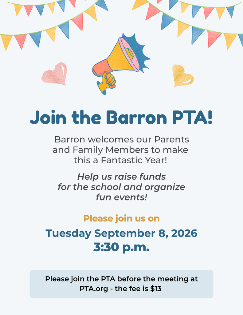 Barron PTA Meeting