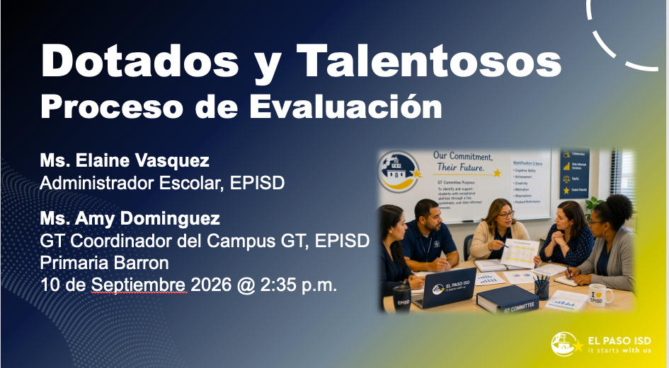 GT Parent Meeting