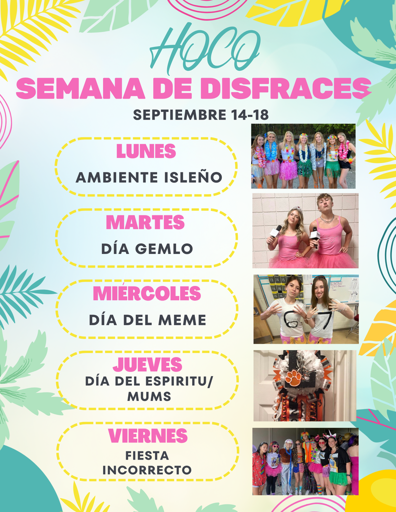 Homecoming Dress Week Flyer