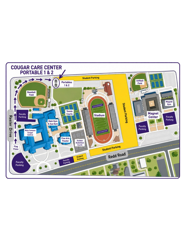 Cougar Care Center Portable 1 & 2
