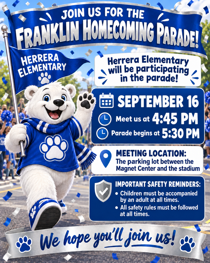 Homecoming Parade Flyer