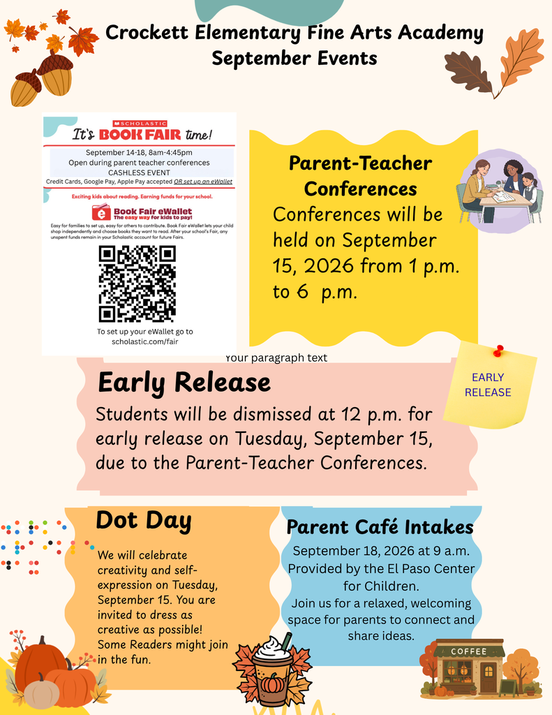Crockett Activities English Flyer