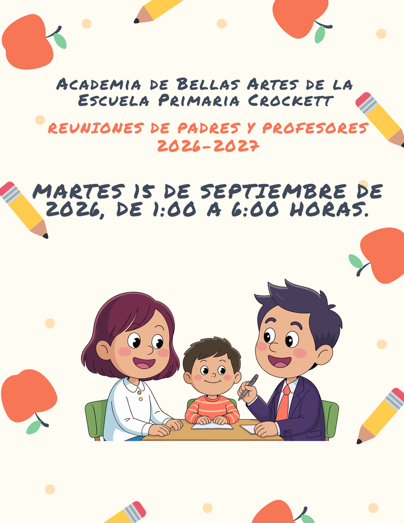Parent-Teacher Conference Spanish Flyer