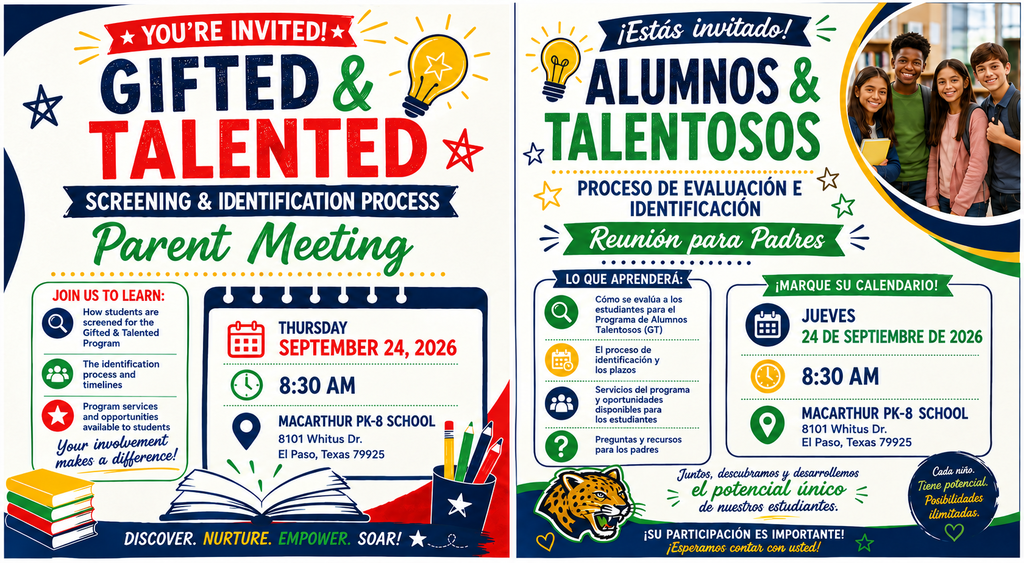 GT Parent Meeting