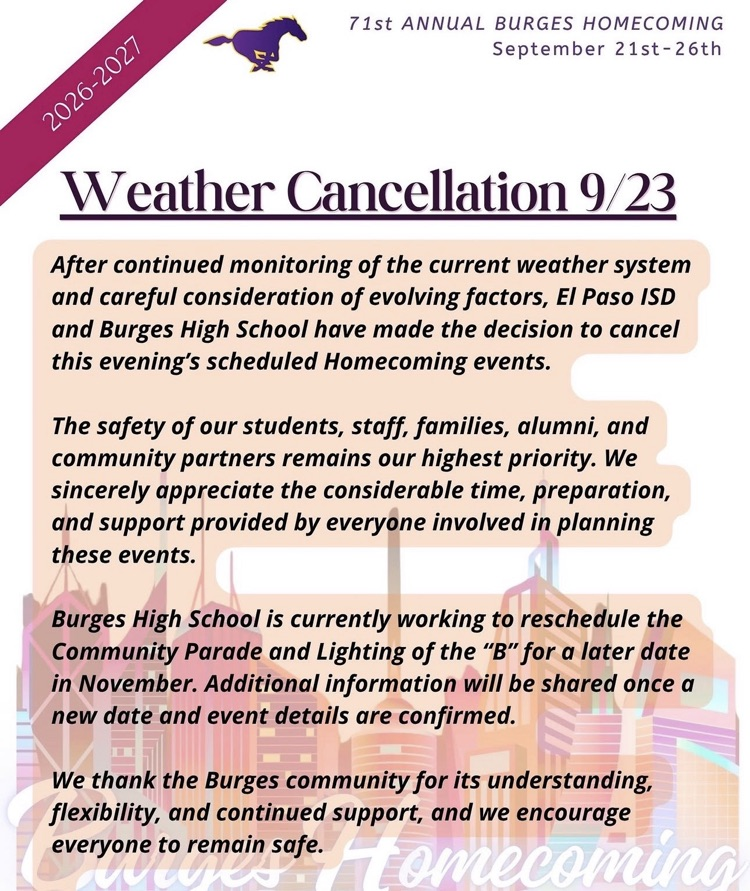 weather cancellation
