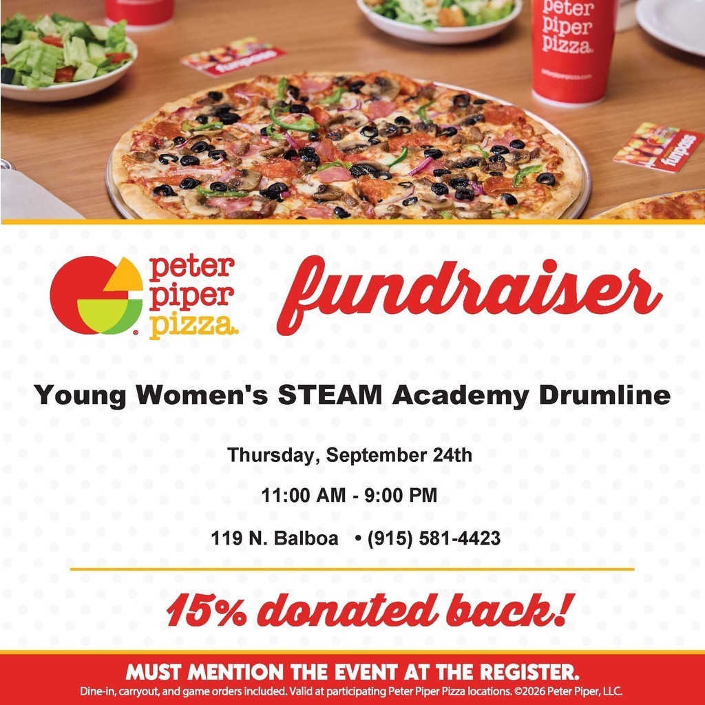 An advertisement for a Peter Piper Pizza fundraiser.