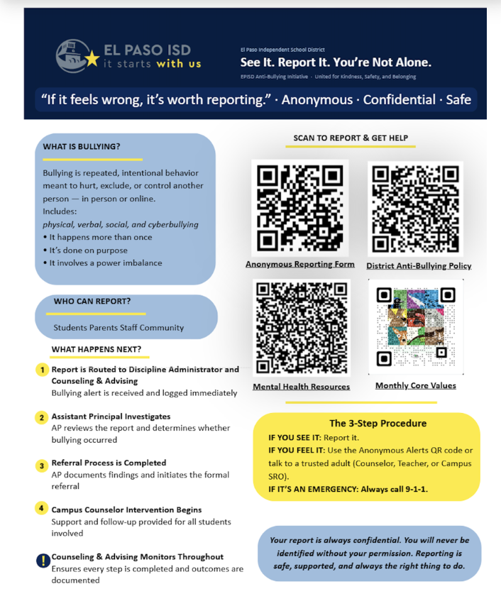 Anti-Bullying One-Pager