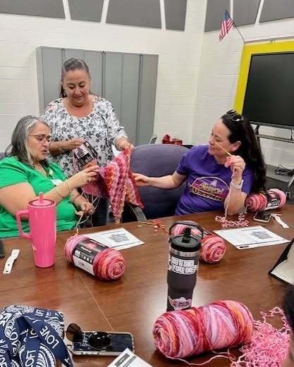 Photo of crochet Healthy Living class