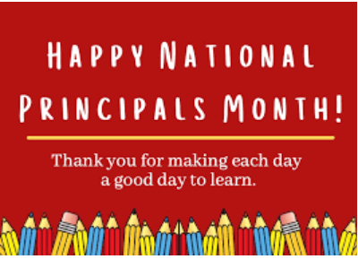 National Principal Month October 1-31