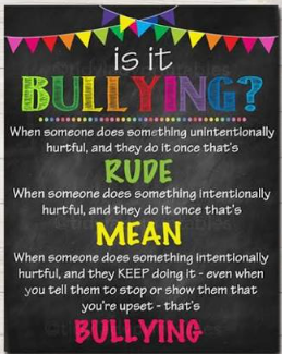 Bully prevention month - October 1-31
