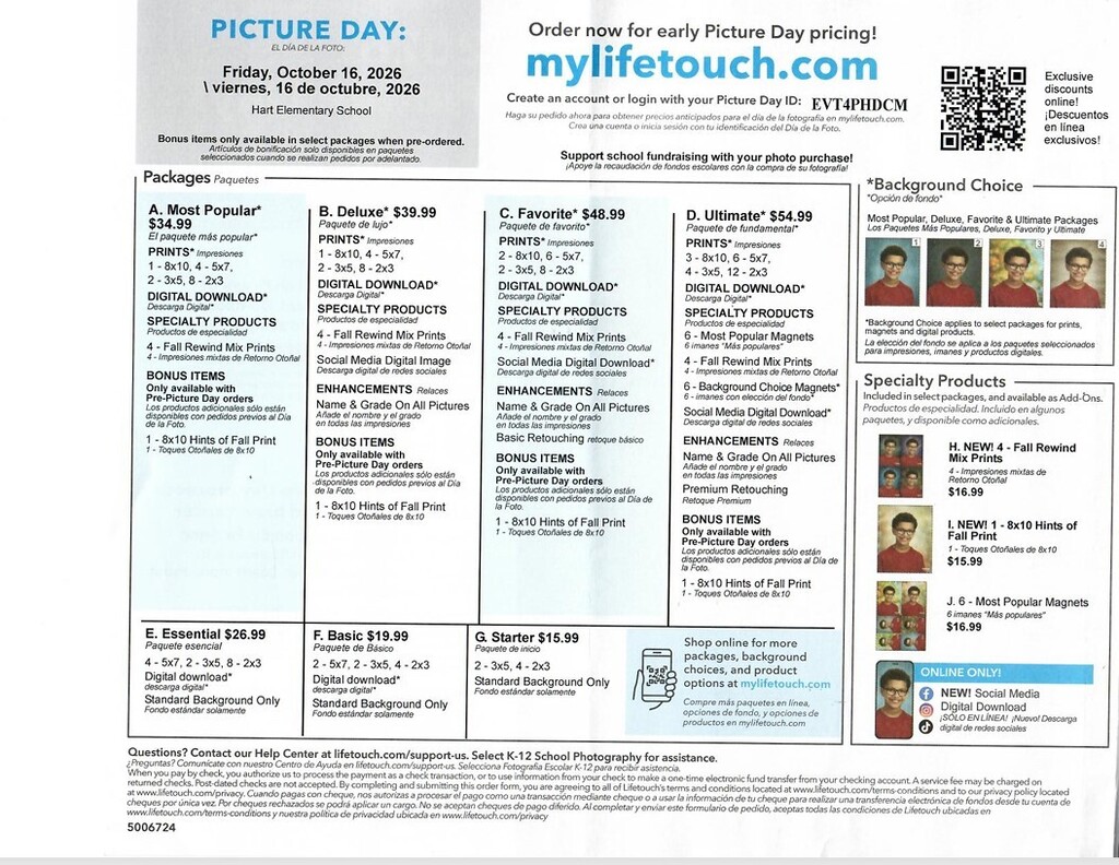 Picture Day 10-16-26