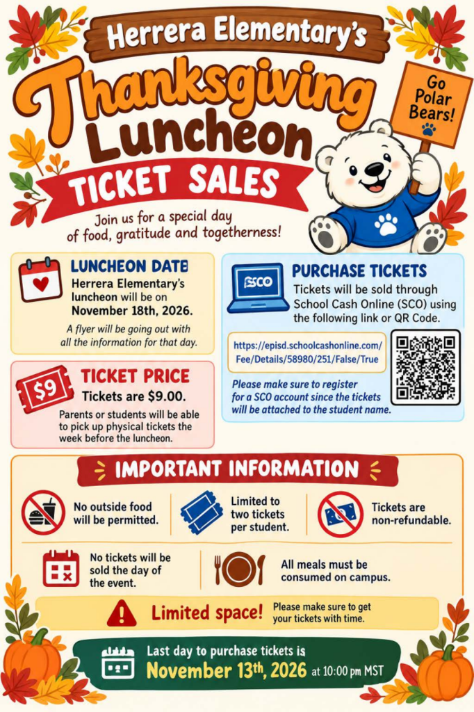 Thanksgiving Lunch Flyer