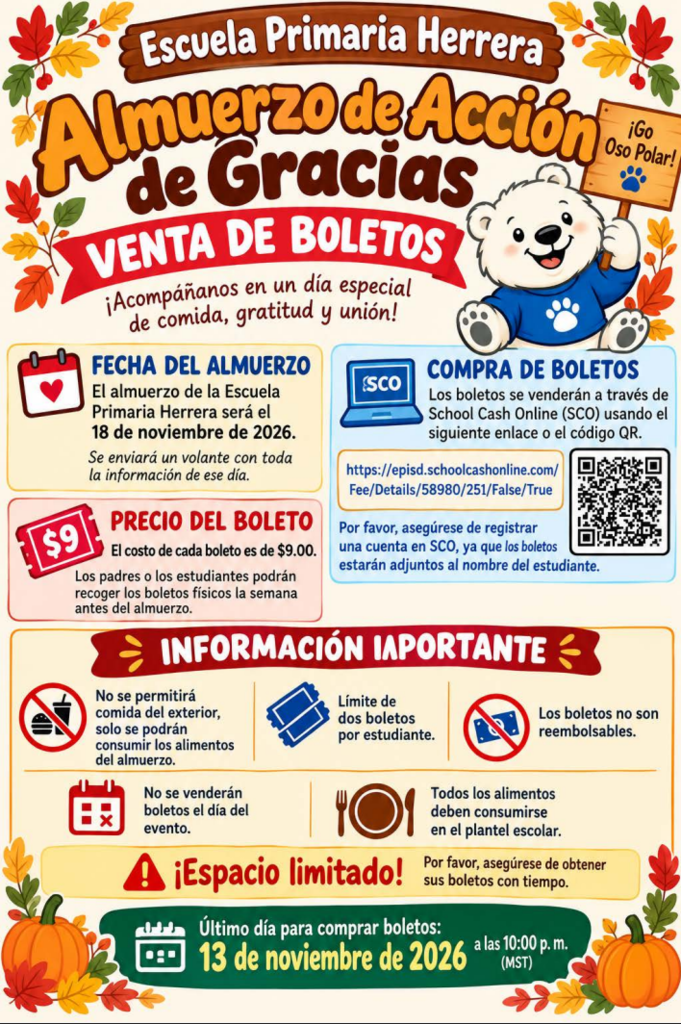 Thanksgiving Lunch Flyer 