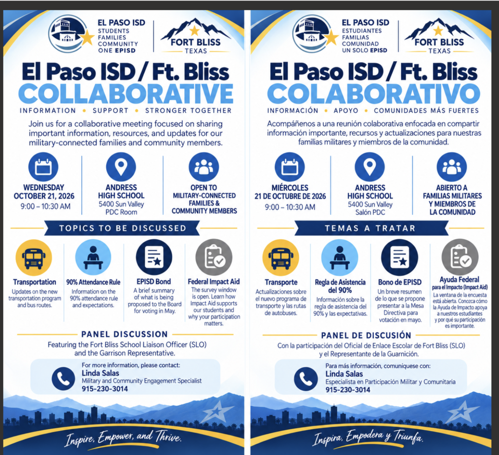 EPISD/Ft. Bliss Collaborative