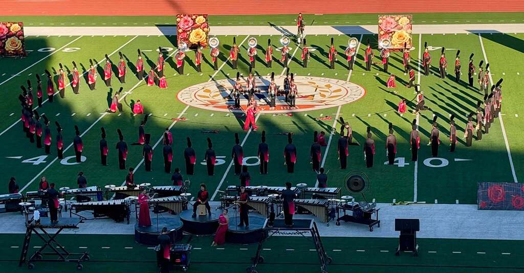 Coronado HS Marching Band Performing