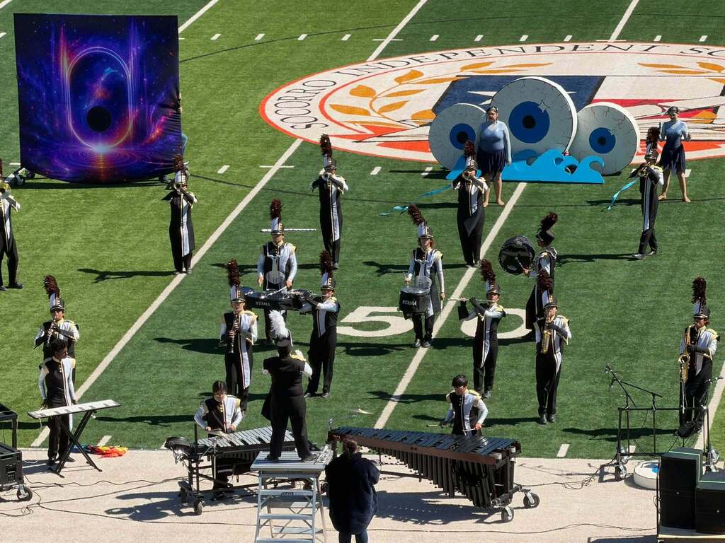 Austin HS Marching Band Performing