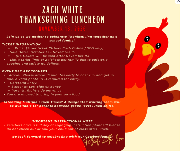 Thanksgiving lunch on 11/18