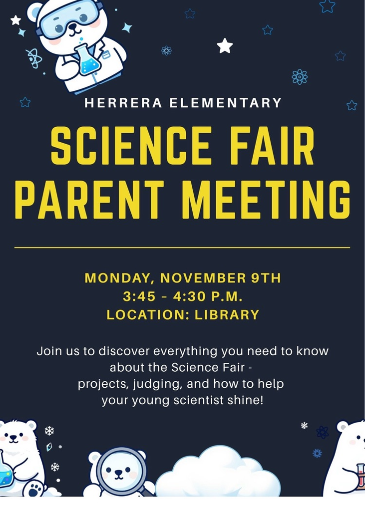 science fair night flyer