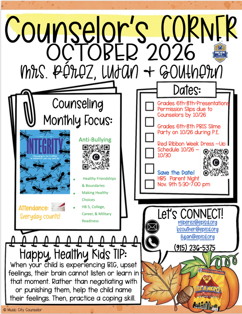 A page with text and images. It includes a pumpkin, leaf, and an illustration of a bug.