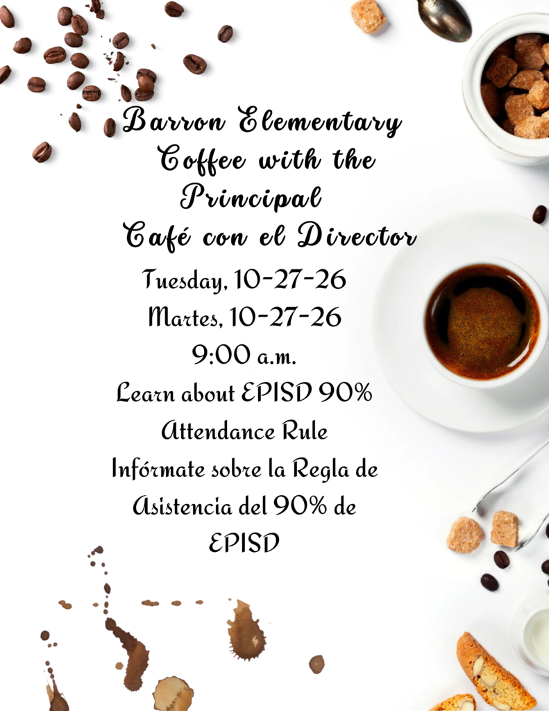 Barron Coffee with the Principal