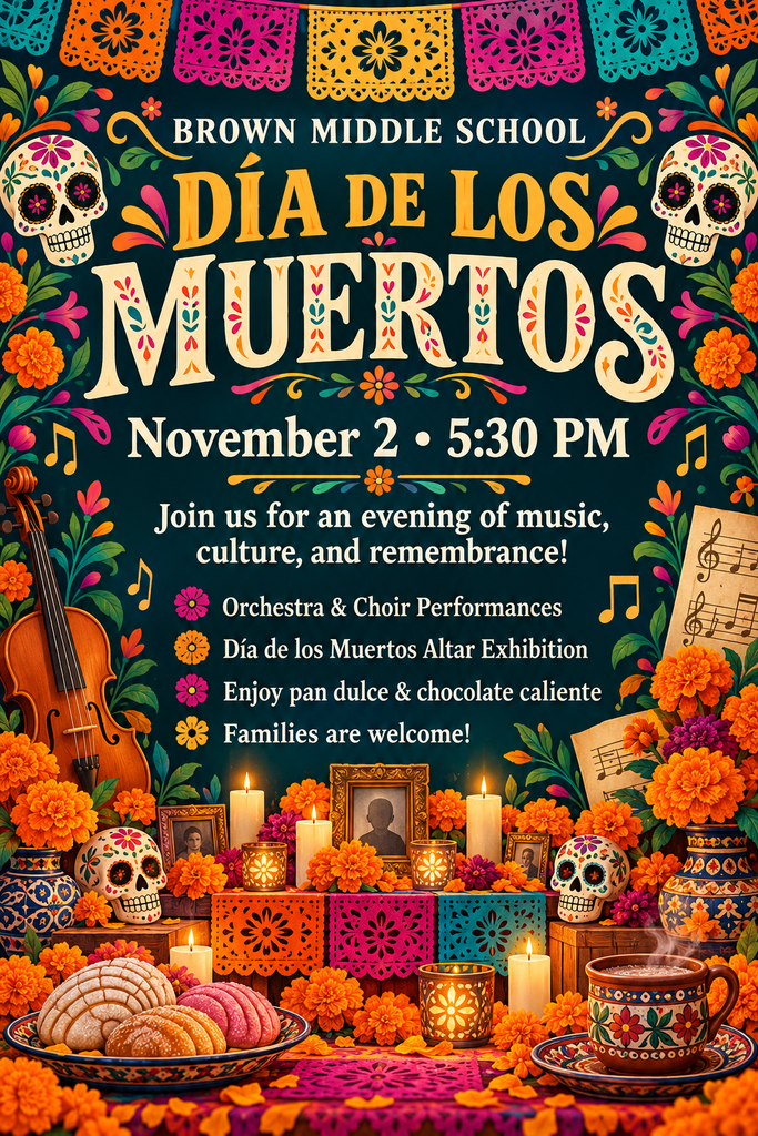 Dia de los muertos flyer