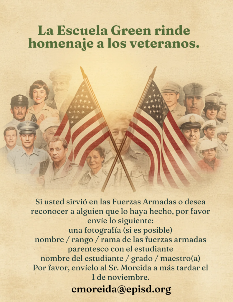 veterans day spanish flyer