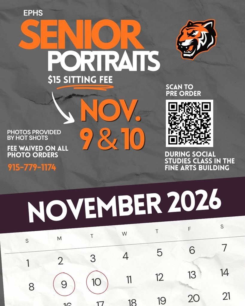 Senior Portraits QR Code to pre order