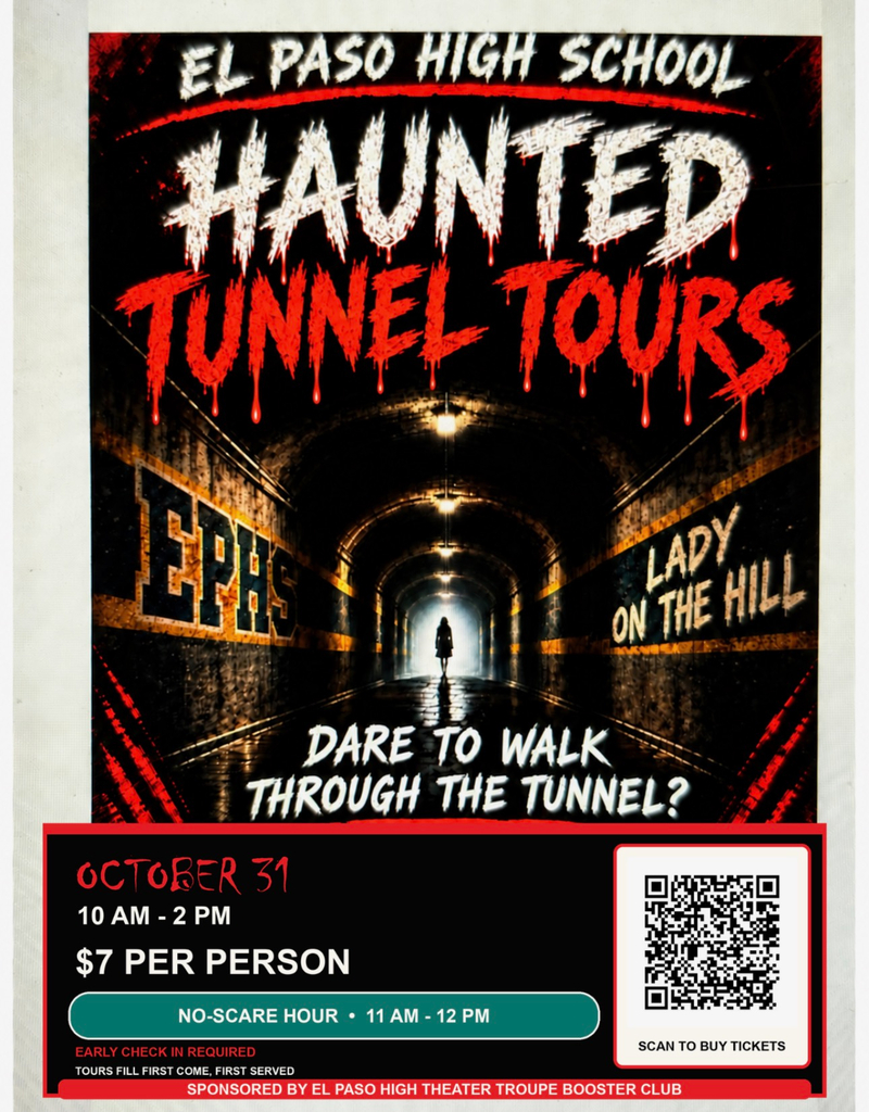 El Paso High School Haunted Tunnel Tours