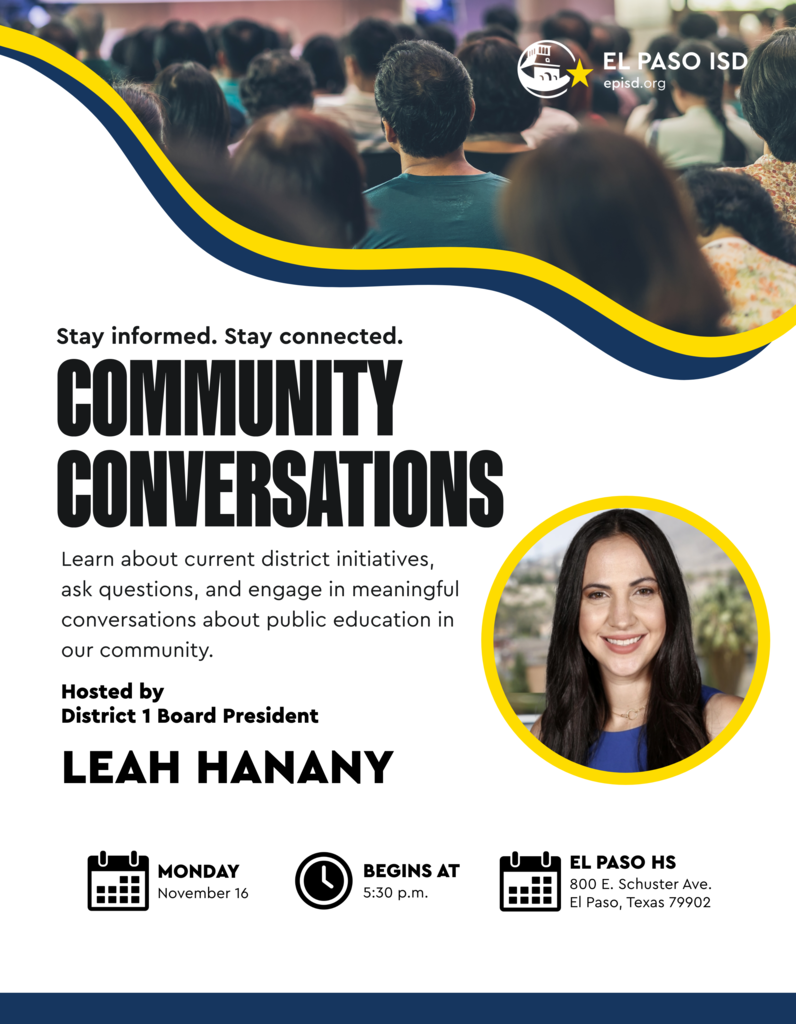 Announcement on Community Conversations at EPH