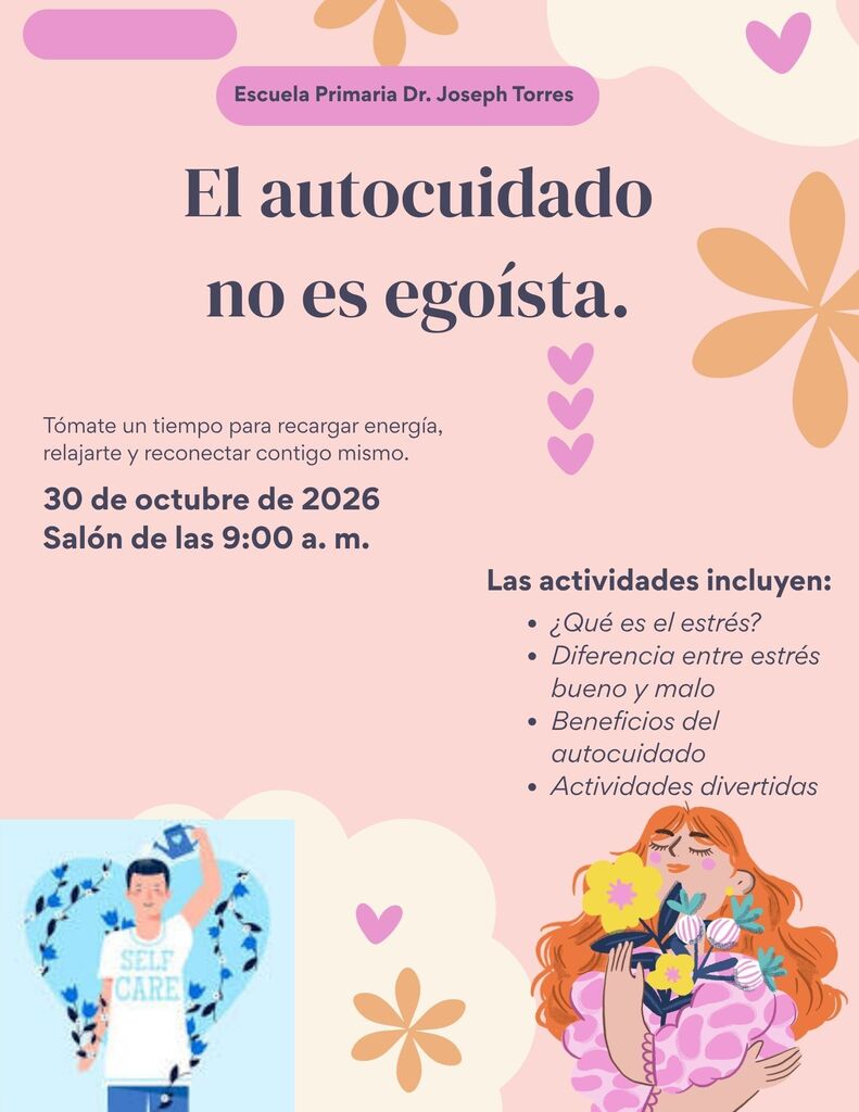 El autocuidado no es egoista 30 octubre 9am