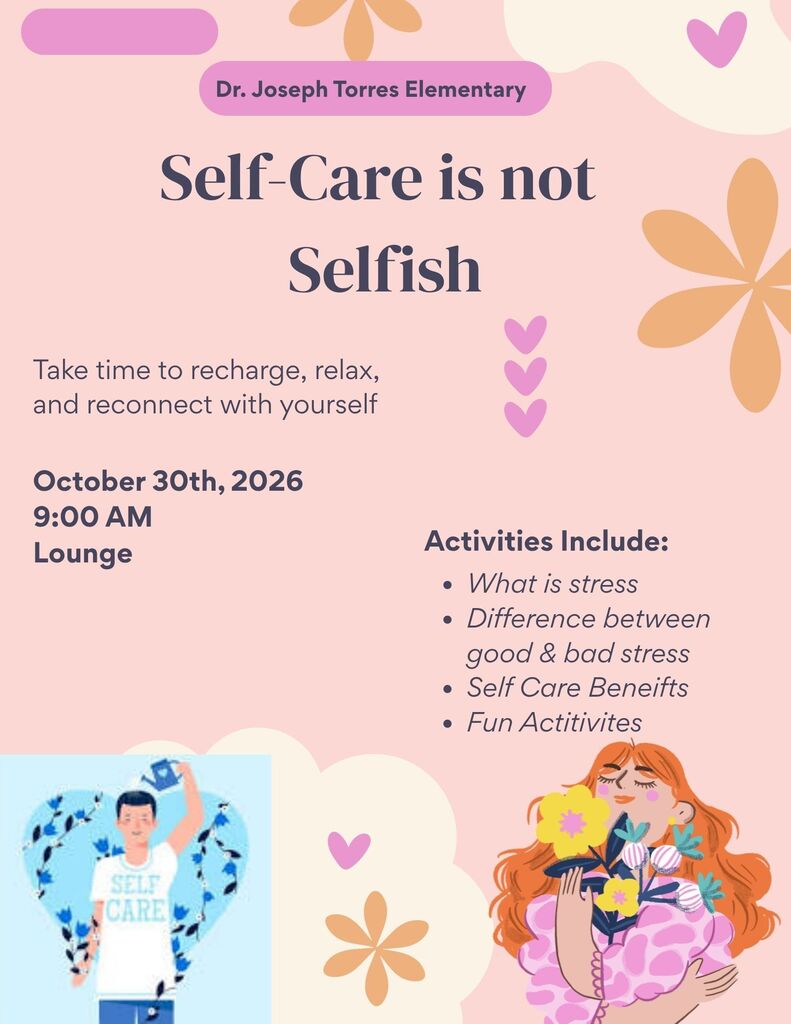 Self Care is Selfish Parent Class 9am Oct 30.