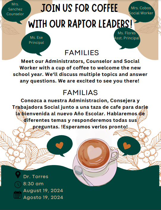 Join us for Coffee