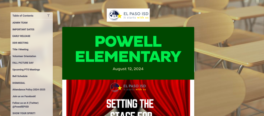 Powell Newsletter Mid August