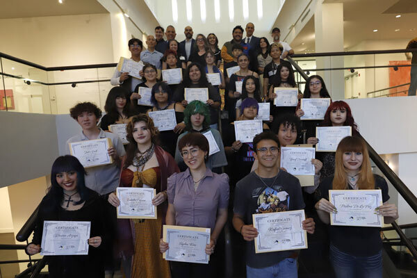 an image of kids holding certificates