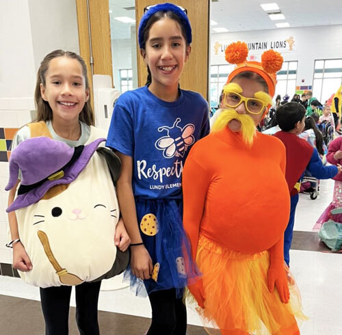 Students dress up for halloween