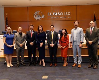 A group photo of the EPISD board