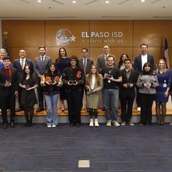 A group photo of students