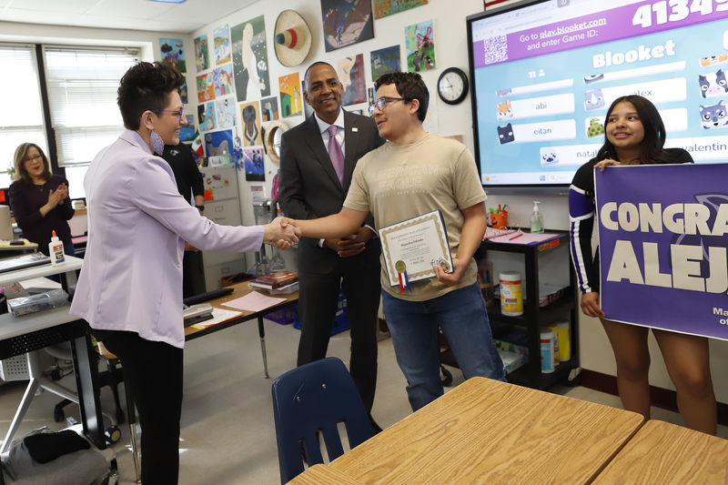 Franklin High School Principal Amanda Bowser