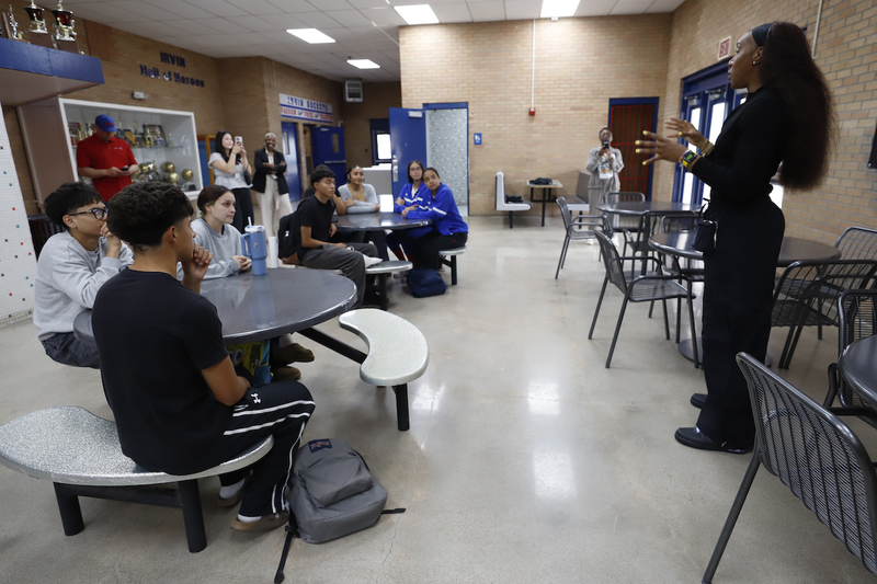 Kayla Thorton at Irvin High School