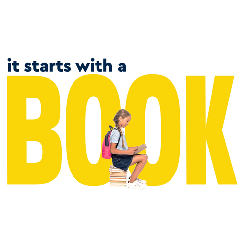 it starts with a book