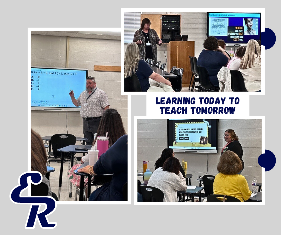It’s Teacher Professional Development Day at El Reno Public Schools! Our educators are Learning Today to Teach Tomorrow as they invest in skills that inspire student success.
