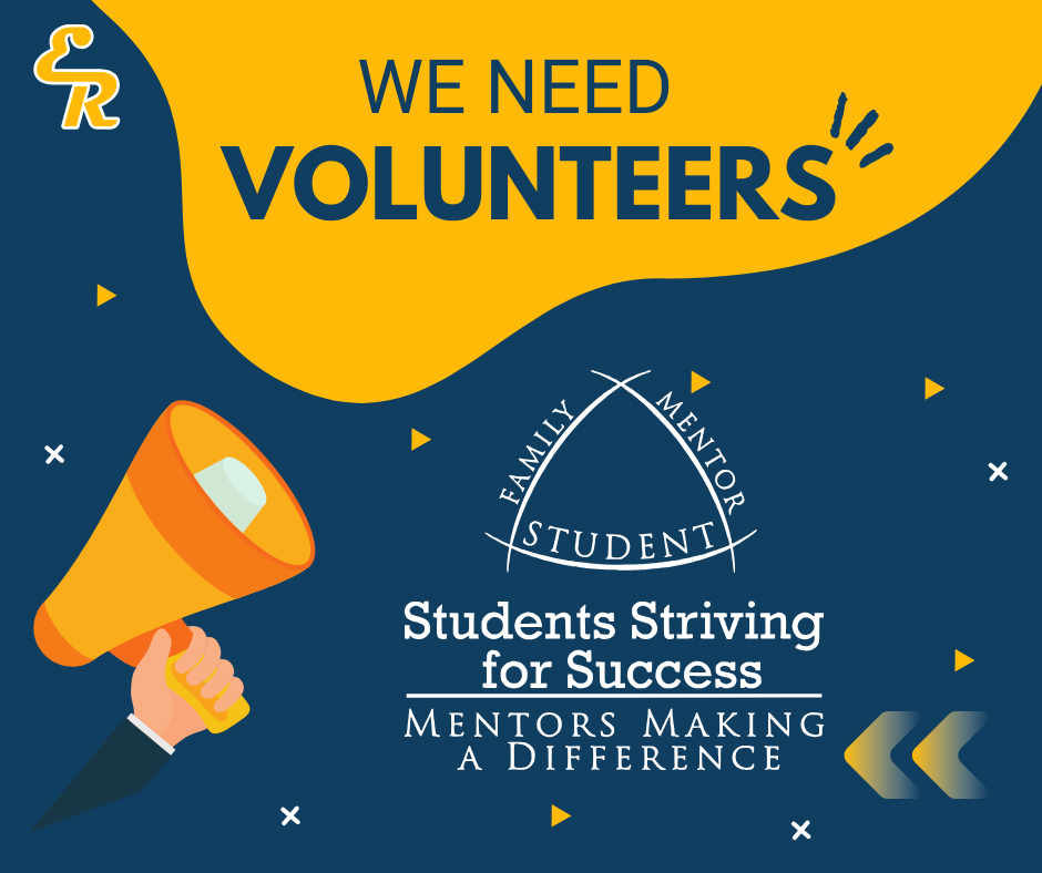 Students Striving for Success ✨ In partnership with El Reno Public Schools and the El Reno Public School Foundation, this mentoring program connects volunteers with students in grades K–6 based on their interests, experiences, and needs.  Want to make a difference? Become a mentor! 📝 Fill out the form and return it to brobertson@elrenops.org